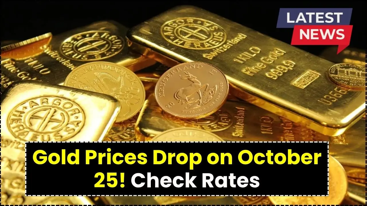 Gold Prices Drop on October 25