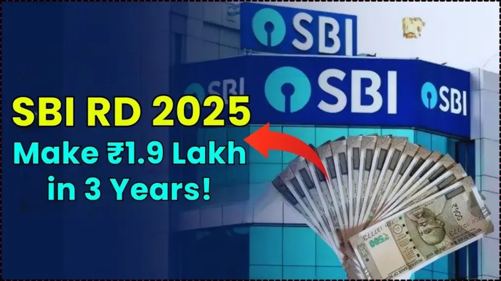 SBI Recurring Deposit 2025: Invest ₹5,000 Monthly To Make ₹1.9 Lakh In 3 Years 1 SBI Recurring Deposit 2025