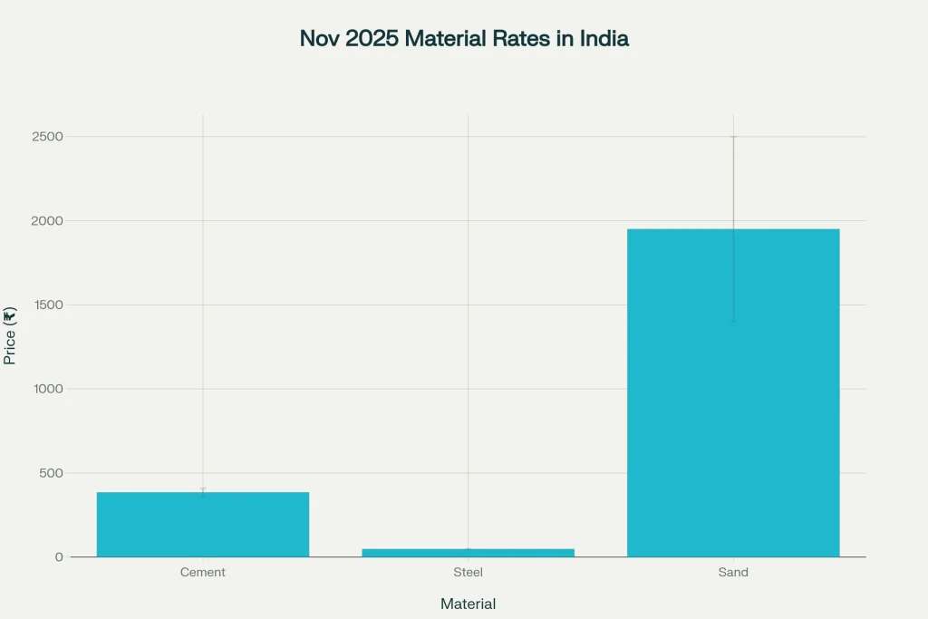 Material Rates in India