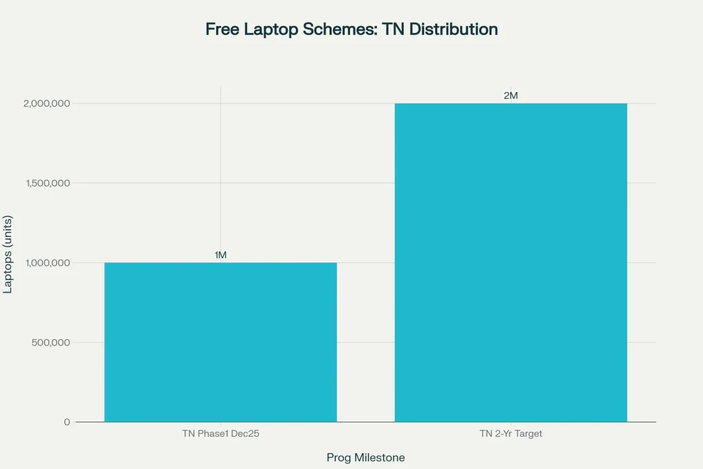 Tamil Nadu free laptop distribution
