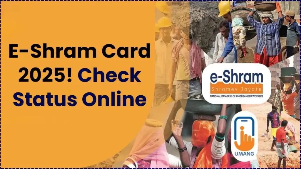 E-Shram Card 2025 — Check Your Payment Status Online at eshram.gov.in 1 E-Shram Card 2025