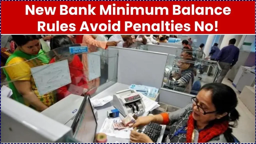 New Bank Rule Could Trigger Penalties — Check the Updated Minimum Balance Requirement 1 New Bank Rule Could Trigger Penalties