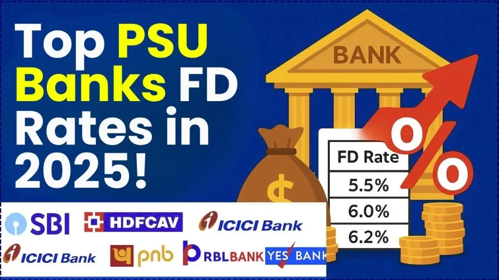 Top PSU Banks with the Best FD Rates in 2025