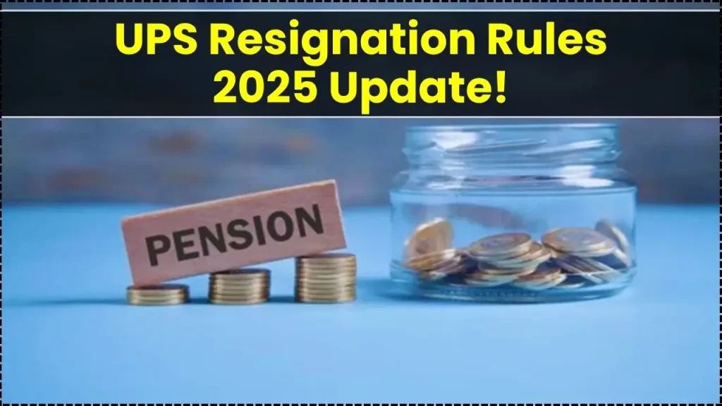 UPS Resignation Rules