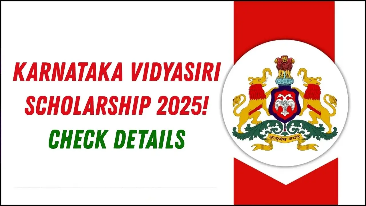 Karnataka Vidyasiri Scholarship 2025