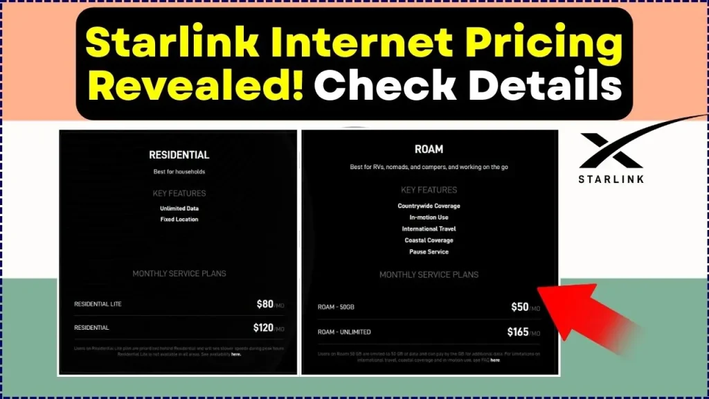 Starlink Internet Pricing Revealed
