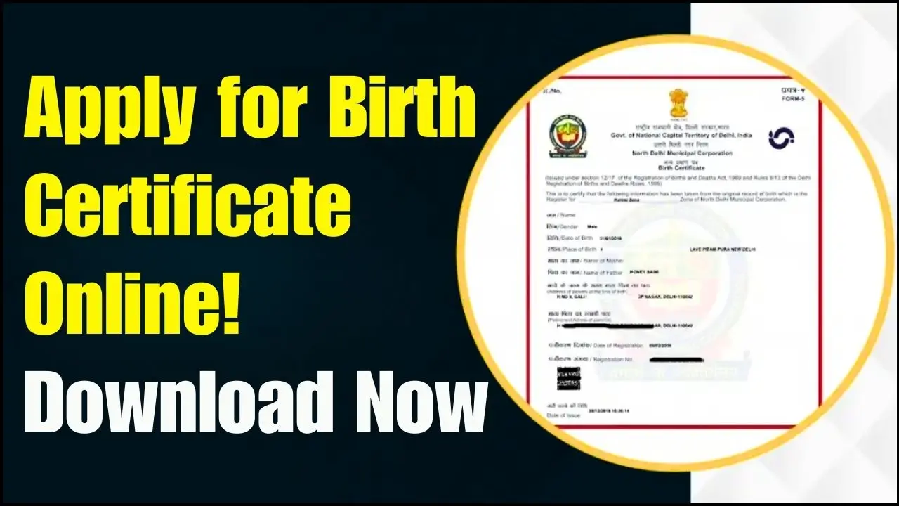 Apply for Birth Certificate Online