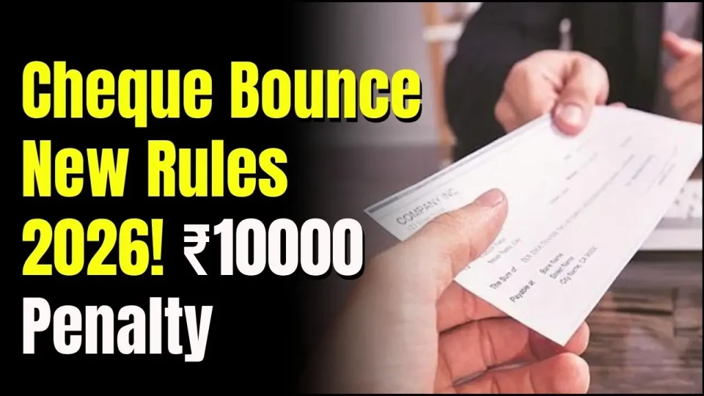 Cheque Bounce New Rule 2026