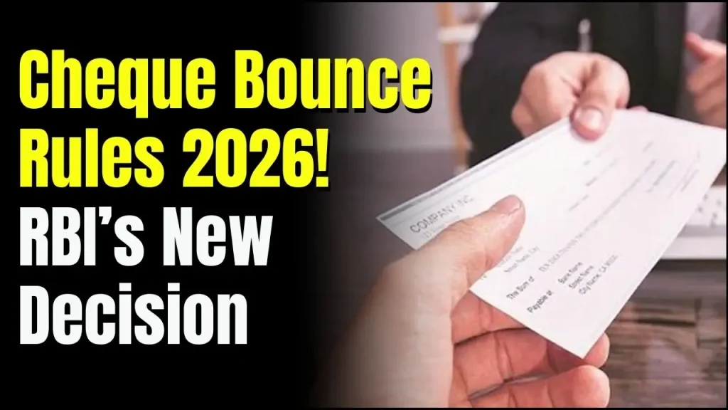 Cheque Bounce Rules 2026