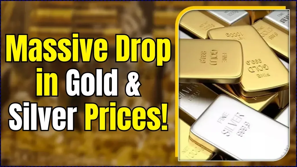 Massive Drop in Gold & Silver Prices
